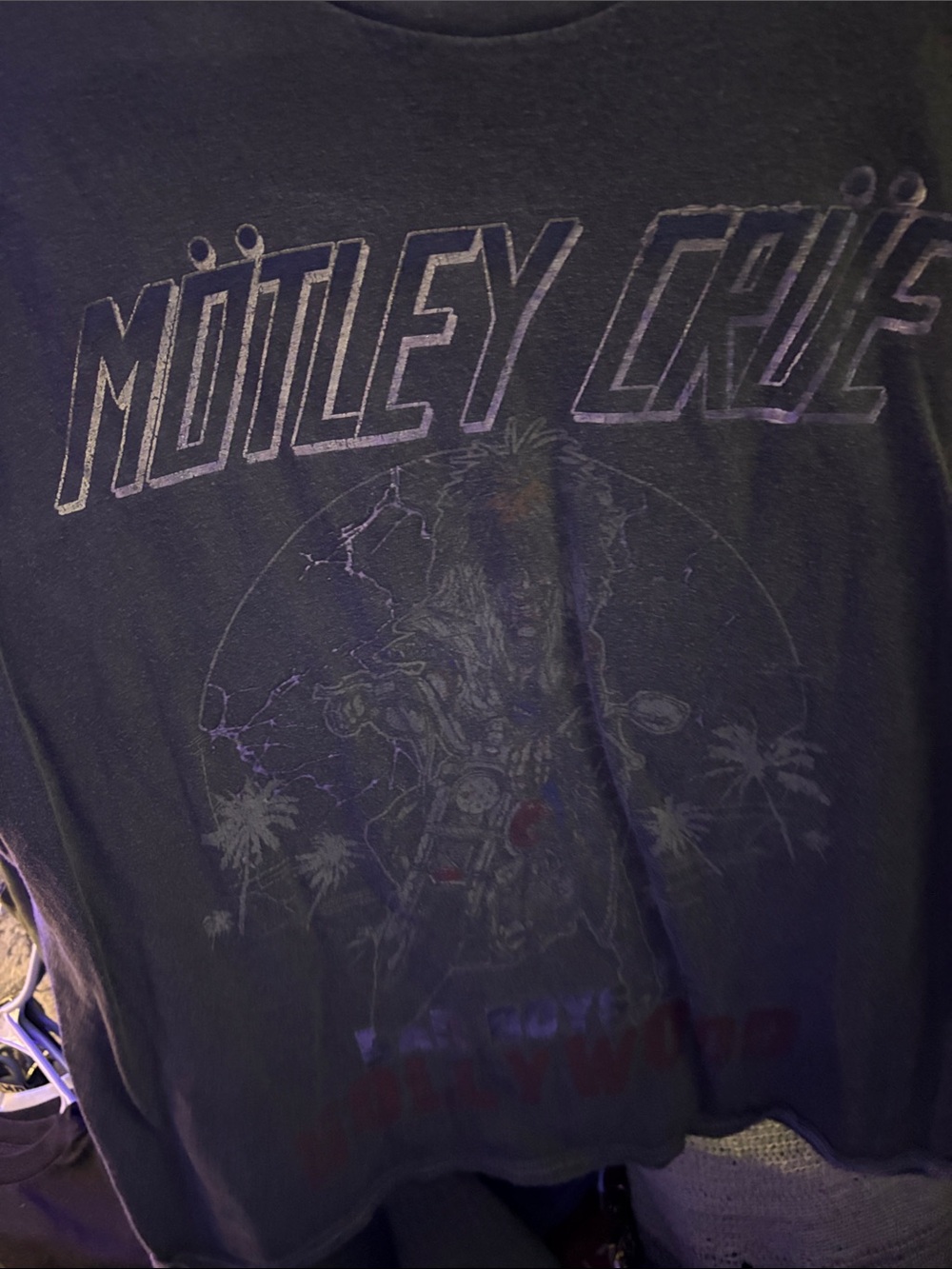 Black Graphic Band Tee Jacket